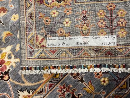 Premium Quality Persian Soltani Chobi wool rug size 269 cm. X 186 cm.