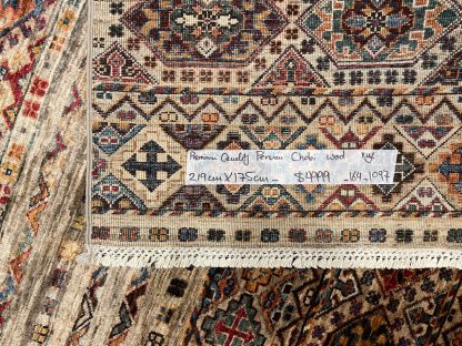 Persian Art Treasure - Persian rug sale - Adelaide Central Market - Premium Quality Persian Chobi wool rug size 219 cm. X 175 cm.