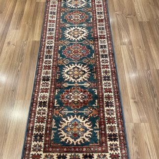 Persian Art Treasure- Persian rug sale - Adelaide Central market - Premium Quality Persian Kazak wool runner size 176 cm. X 60 cm.