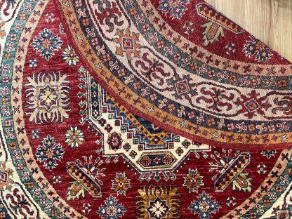 Persian rug sale - Adelaide Central Market - Persian Art Treasure - Premium quality Chobi round wool rug 150 cm. D.