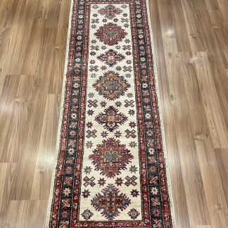 Persian rug sale - Adelaide Central Market - Persian Art Treasure - Premium Quality Persian Kazak wool runner size 195 cm. X 60 cm.