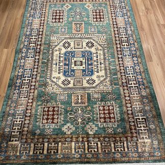 Persian Art Treasure - Adelaide Central Market - Persian rug sale - Premium quality Persian Kazak wool rug size 241 cm. X 150 cm.