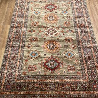 Persian rug sale - Adelaide Central market - PERSIAN ART Treasure - Premium quality Persian Kazak wool rug size 237 cm. X 166 cm.