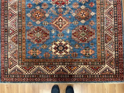 Persian Art Treasure - Adelaide Central market - Persian rug sale - Premium quality Persian Kazak wool rug size 239 cm. X 173 cm.