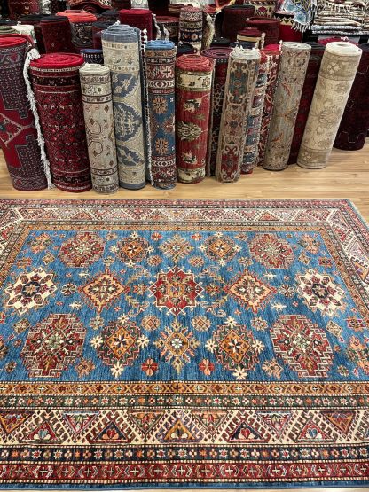 Persian Art Treasure - Adelaide Central market - Persian rug sale - Premium quality Persian Kazak wool rug size 239 cm. X 173 cm.