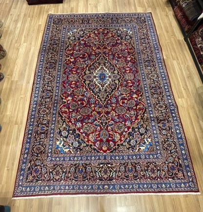 Premium quality Persian Kashan 300 cm. X 215 cm. fine wool red rug