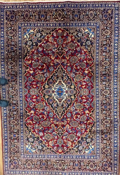 Premium quality Persian Kashan 300 cm. X 215 cm. fine wool red rug - Image 13