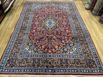 Persian rug sale - Adelaide Central Market - Persian Art Treasure- Persian Kashan wool rug - Premium quality Persian Kashan 300 cm. X 215 cm. fine wool red rug