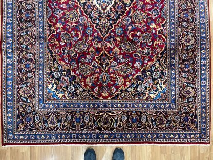 Persian rug sale - Adelaide Central Market - Persian Art Treasure- Persian Kashan wool rug - Premium quality Persian Kashan 300 cm. X 215 cm. fine wool red rug