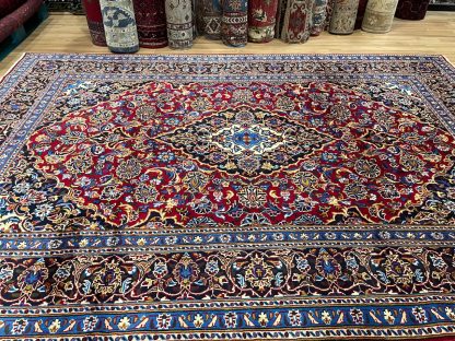 Persian rug sale - Adelaide Central Market - Persian Art Treasure- Persian Kashan wool rug - Premium quality Persian Kashan 300 cm. X 215 cm. fine wool red rug