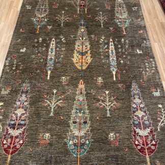 Persian rug sale - Adelaide Central Market - Persian Art Treasure - Free Post - Premium Quality Persian Tree of Life Chobi wool rug size 297 cm. X 205 cm.