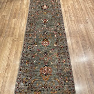 Persian Art Treasure - Adelaide Central market - Persian rug sale - Free post - Premium Quality Persian Chobi wool runner size 294 cm. X 85 cm.