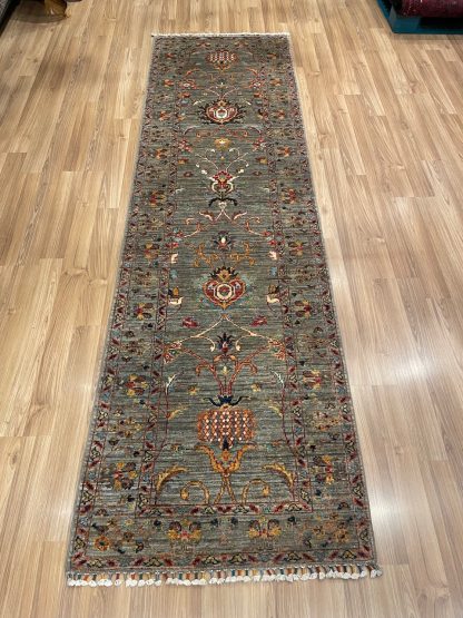 Persian Art Treasure - Adelaide Central market - Persian rug sale - Free post - Premium Quality Persian Chobi wool runner size 294 cm. X 85 cm.