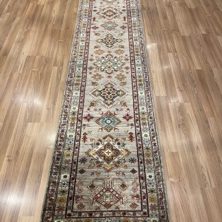 Persian rug sale - Adelaide Central Market - Persian Art Treasure - Premium Quality Persian Kazak wool runner size 298 cm. X 78 cm.