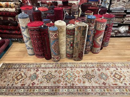 Persian rug sale - Adelaide Central Market - Persian Art Treasure - Premium Quality Persian Kazak wool runner size 298 cm. X 78 cm.