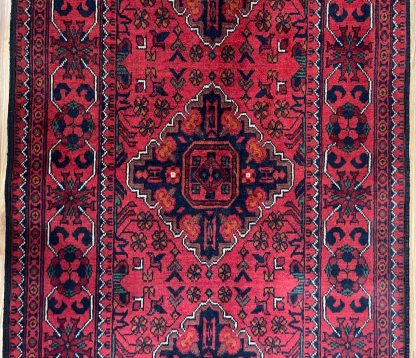 Persian rug sale - Adelaide Central Market - Persian Art Treasure - Premium quality Persian Tribal Baloochi 195 cm. X 80 cm . wool red runner