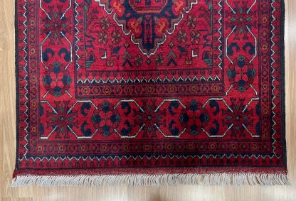 Persian rug sale - Adelaide Central Market - Persian Art Treasure - Premium quality Persian Tribal Baloochi 195 cm. X 80 cm . wool red runner