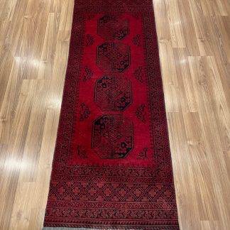 Persian Art Treasure - Persian rug sale - Adelaide Central Market - Premium quality Persian Princess Bokhara wool runner 187 cm. X67 cm.