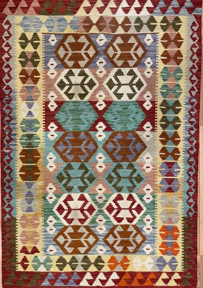 Persian Art Treasure - Persian rug sale - Adelaide Central Market - Premium quality Persian Boho Kilim Rug size: 150 cm. X 103 cm.