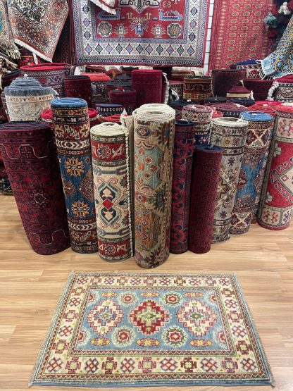 Persian Art Treasure - Adelaide Central Market - Persian rug sale - Premium quality Persian Chobi wool rug size 92 cm. X 63 cm. - 1135