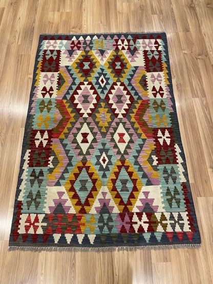 Premium quality Persian Boho Kilim Rug size: 152 cm. X 100 cm. - Persian Art Treasure - Persian rugs and crafts sale - Adelaide Central Market - Exclusive Collection