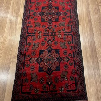 Persian Art Treasure - Persian rug sale - Adelaide Central market - online and in store - Premium quality Persian tribal small wool rug 103 cm. X 50 cm.