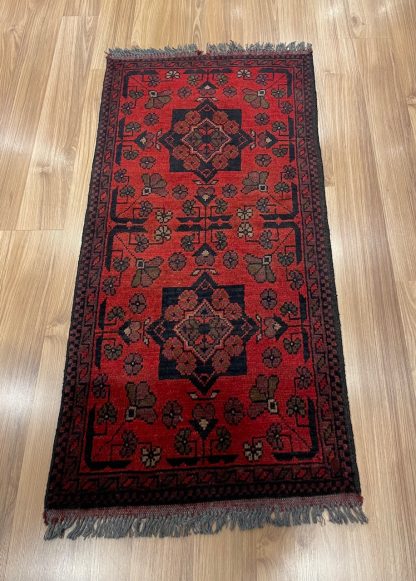 Persian Art Treasure - Persian rug sale - Adelaide Central market - online and in store - Premium quality Persian tribal small wool rug 103 cm. X 50 cm.