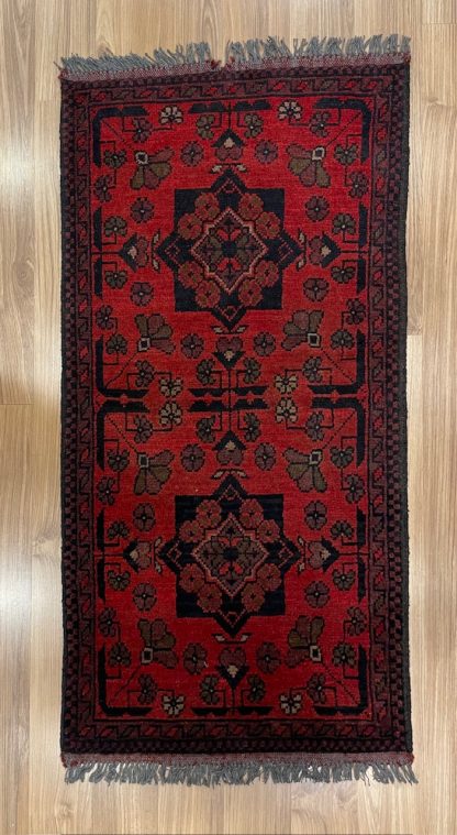 Persian Art Treasure - Persian rug sale - Adelaide Central market - online and in store - Premium quality Persian tribal small wool rug 103 cm. X 50 cm.
