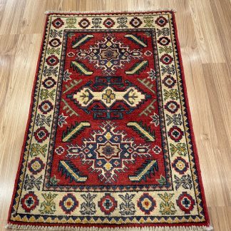 Persian Art Treasure - Persian rug sale - Adelaide Central Market - Online and in-store - Free Post - Premium quality Persian Chobi wool rug size 88 cm. X 60 cm.