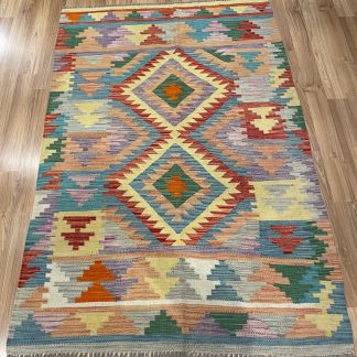 Persian Art Treasure - Persian rug sale - Adelaide Central Market - Online and in store - Premium quality Persian Boho Kilim Rug size: 183 cm. X 123 cm.