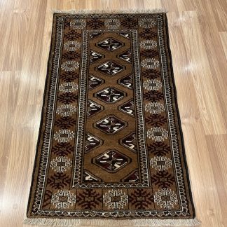 Persian Art Treasure - Persia rug sale - Adelaide Central Market - Online and in-store - Persian Tribal Princess Bokhara Wool rug size: 110 cm. X 65 cm.