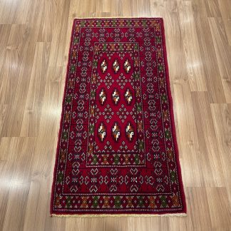 Persian Art Treasure - Persia rug sale - Adelaide Central Market - Online and in-store - Persian Tribal Princess Bokhara Wool rug size: 126 cm. X 64 cm.