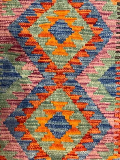 Persian Art Treasure - Persian rug sale -Adelaide Central Market - Online and in store - Premium quality Persian Boho Kilim Rug size: 87 cm. X 62 cm.