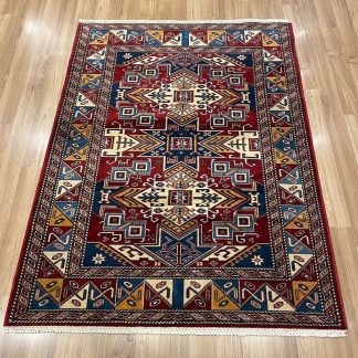 Persian Art Treasure - Persian rug sale - Adelaide Central Market Plaza - Online and in-store - Free Post Australia wide - Premium Quality Persian Kazak wool rug size 164 cm. X 124 cm.