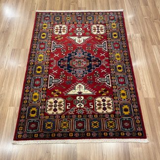 Persian Art Treasure - Persian rug sale - Adelaide Central Market Plaza - Online and in-store - Free Post Australia wide - Premium Quality Persian Kazak wool rug size 143 cm. X 101 cm.