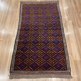 Persian Art Treasure - Persian rug sale - Online and in-store - Free Post Australia wide - Premium quality Persian tribal wool rug size 141 cm. X 80 cm.