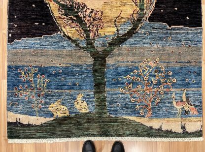 Premium quality Hand-knotted Persian Tribal wool rug size 228 cm. X 169 cm. - Persian Art Treasure - Adelaide Central Market Plaza - Persian rug sale - Home Decor - Handmade Persian rugs