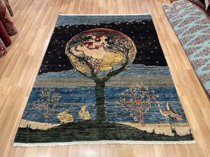 Premium quality Hand-knotted Persian Tribal wool rug size 228 cm. X 169 cm. - Persian Art Treasure - Adelaide Central Market Plaza - Persian rug sale - Home Decor - Handmade Persian rugs