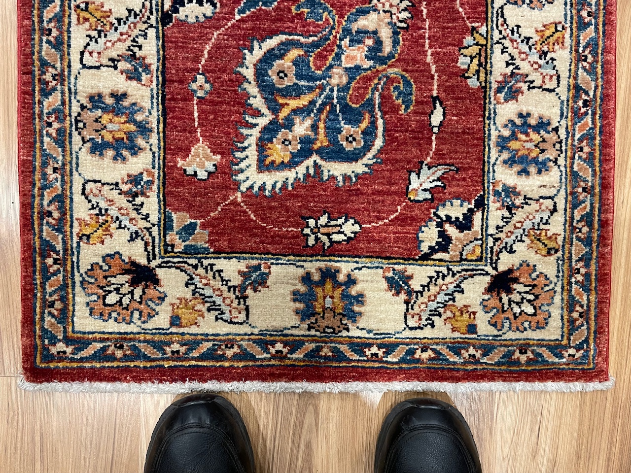 Premium quality Hand-knotted Persian Chobi wool rug size 90 cm. X 63 cm. - Persian Art Treasure - Adelaide Central Market Plaza - Persian rug sale - Home Decor - Online and In-store - Free Post