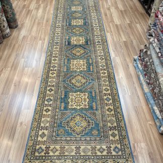 Premium Quality Hand-knotted Persian Chobi wool runner size 379 cm. X 95 cm. Persian Art Treasure - Persian rug sale - Adelaide Central Market - Home Decor - Adelaide rug sale - long hall runner