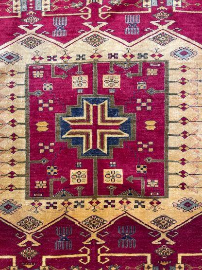 Premium Quality Persian Tribal Hand-knotted 100% SILK 141 cm. X 108 cm. Rug - Persian Art Treasure - Adelaide Central Market - Persian rug sale - Adelaide rug shop - Home Decor