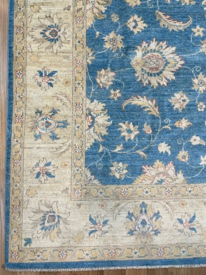 Premium Quality hand-knotted Persian Chobi sky blue unique large wool rug size 294 cm. X 204 cm. - Persian Art Treasure - Persian rug sale - Adelaide Central Market - Adelaide rug sale - Home Decor - large room rug - shop online at: https://patpersia.com.au - Shop in-store at Adelaide Central Market Plaza
