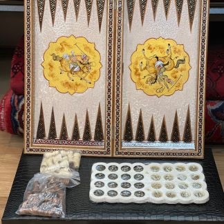 Limited edition Premium quality Persian Esfahan handmade backgammon set 50 cm. X 50 cm. -Persian Isfahan Khatamkari, handmade Persian clock, inlaid Khatamkari, Isfahan handicrafts, Persian art, chess set, backgammon, Persian crafts, Persian gifts Australia, buy Persian art online, free shipping Persian art, Persian home decor, unique Persian gifts, Persian handicrafts, Adelaide Persian rugs