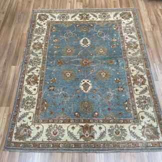 Premium Quality hand-knotted Persian Chobi light blue unique large wool rug size 206 cm. X 153 cm. - Persian Art Treasure - Persian rug sale - Adelaide Central Market - Adelaide rug sale - Home Decor - large room rug - shop online at: https://patpersia.com.au - Shop in-store at Adelaide Central Market Plaza