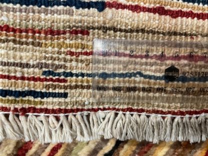 Premium Quality Persian Tribal Gabbeh Wool Stripe Small Rug size 87 cm. X 57 cm. - Persian Art Treasure - 1292 - Adelaide Central Market - Persian rug sale - Adelaide rug shop - Home Decor - Shop Online with free post at: https://patpersia.com.au or at Adelaide Central Market - rugs Adelaide