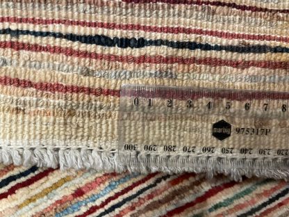 Premium Quality Persian Tribal Gabbeh Wool Stripe Small Rug size 91 cm. X 63 cm. - Persian Art Treasure - 1294 - Adelaide Central Market - Persian rug sale - Adelaide rug shop - Home Decor - Shop Online with free post at: https://patpersia.com.au or at Adelaide Central Market - rugs Adelaide