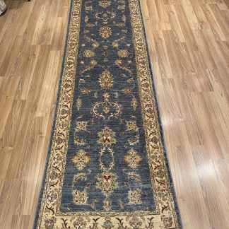 Premium Quality Hand-knotted Persian Chobi wool runner size 296 cm. X 78 cm. - Persian Art Treasure - 1306 - Adelaide Central Market - Persian rug sale - Adelaide rug shop - Home Decor - Shop Online with free post at: https://patpersia.com.au or at Adelaide Central Market - rugs Adelaide