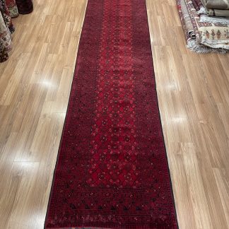70% OFF SALE - Premium quality hand-knotted Persian Tribal  wool runner 380 cm. X 81 cm.