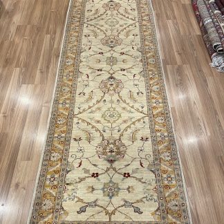 70% OFF - Persian Tribal Wool Chobi Kazak Runner Rug 295cm. X 88cm.  | Free Australia-Wide Shipping